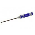ARROWMAX 3.0mm hex screwdriver with PURPLE Aluminum handle 120mm shaft AM-110130